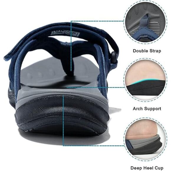 Women's Comfortable Flip Flops - Casual, Durable, Non-Slip & Lightweight Sandals - Picture 2 of 5